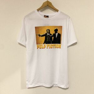 PulpFiction(USA)グラフィックムービーTシャツBW L