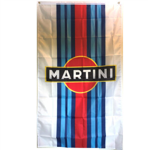 マルティニ フラッグ 旗 ( martini ポルシェ 911 930 924 944 928 968 356 550 ベック 914 スパイダー 空冷 ランチア デルタ 037 )