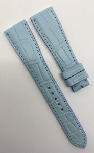 Authentic New Roger Dubuis 19mm x 14mm Blue Alligator Watch Strap Band $590 OEM 海外 即決