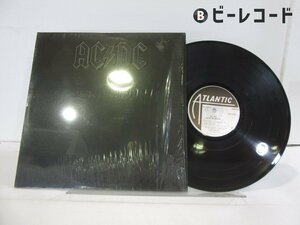 AC/DC(エーシー・ディーシー)「Back In Black(バック・イン・ブラック)」LP（12インチ）/Atlantic Records(SD 16018)/洋楽ロック