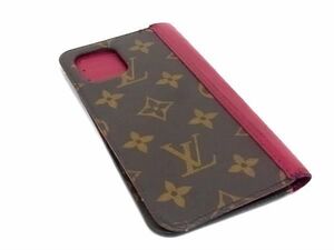 LOUIS VUITTON ルイヴィトン M69678 モノグラム フォリオ iPhone11 対応 アイフォンケース スマホケース ブラウン系 AY8249