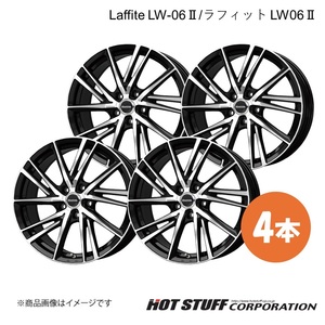 Laffite LW-06II アコード CL7/CL8/CL9 ホイール 4本【15×6.0J 5-114.3 INSET53 ブラックポリッシュ】HOT STUFF