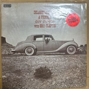 4【アナログ盤】超レア プロモ盤 Delaney&Bonnie&Friends With Eric Clapton/On Tour SD 33-326 オン・トゥア George Harrison 白ラベル LP