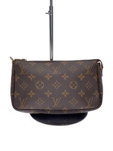 LOUIS VUITTON◆1)ポシェット・アクセソワール_モノグラム・キャンバス_BRW/PVC/BRW