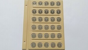 【50円プルーフ貨幣】 昭和62年～平成28年（1987～2016） まとめて30枚 稀少年号有り（コインホルダー収納）