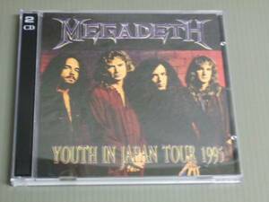 *MEGADETH/YOUTH IN JAPAN TOUR 1995★2枚組/CD