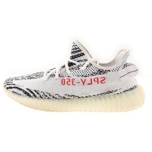 adidas アディダス YEEZY BOOST 350 V2 ZEBRA CP9654 イージーブースト ゼブラ ローカットスニーカー ホワイト/ブラック US9.5/27.5cm