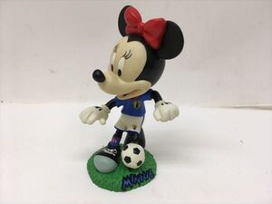 ★DISNEY ミニー サッカー 日本代表 ユニフォーム ボブルヘッド フィギュア [AY]