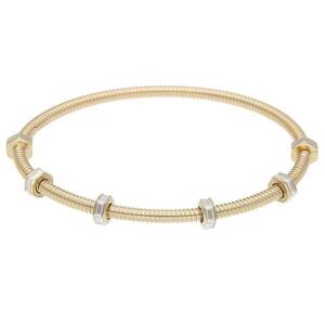 カルティエ Cartier ECROU DE CARTIER BRACELET/エクル ドゥ サイズ:19 K18YG バケットダイヤモンドブレスレット 中古 SS13