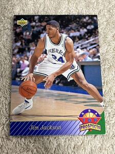 Jim Jackson NBA Top Prospects 1993 Upper Deck Dallas Mavericks