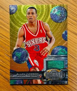 ALLEN IVERSON 1997-98 Skybox Metal Universe #20 Philadelphia 76ers