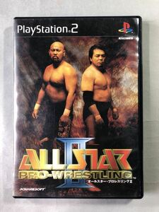 オールスター・プロレスリングⅡ スクウェア　PS2 プレイステーション2 SONY ALL STAR PRO-WRESTLING Ⅱ