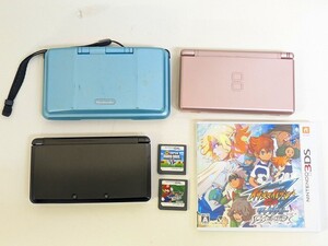 S211-N41-4609 任天堂 Nintendo DS 本体+ソフト まとめ DS NTR-001 / DS Lite USG-001 / 3DS CTR-001 現状品3