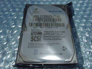 【送料込み・即決】未開封 MARSHAL リファービッシュ MAL21200SS-T10K 2.5インチ SAS 1.2TB 1200GB 10500rpm 128Mキャッシュ HDD 2台セット