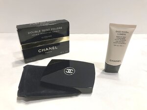 ■【YS-1】 CHANEL シャネル ■ ドゥーブル タン プードゥレ 52 15g バーズ イドゥラ ルミエール 35ml ■ 2点セット 【同梱可能商品】■D