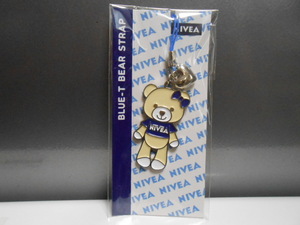 ☆ＮＩＶＥＡ　ニベア☆青Ｔクマちゃんストラップ