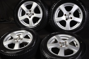 ★バリ山 175/65R15 ブリヂストン VRX 2020年製 スタッドレス iQアクアアクシオフィールダースペイドポルテヴィッツキューブフィット