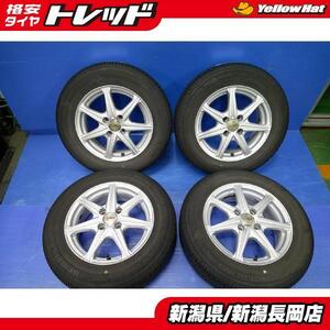 フィールダー ポルテ ヴィッツ フィット等に 中古 2022年製夏タイヤ 中古 アルミ SEIBERLING SL101 175/70R14 5.5J +42 4穴 PCD100 条