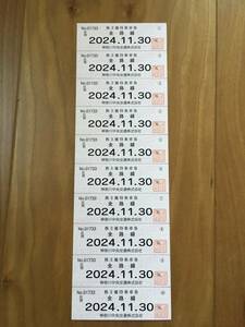 □ 【最新】神奈川中央交通 神奈中バス 株主優待乗車券 10枚 有効期限2024/11末日 1セット