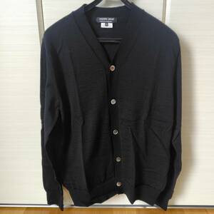 新品　COMME des GARCONS HOMME DEUX カーディガン　M ブラック　コムデギャルソンオムドゥ