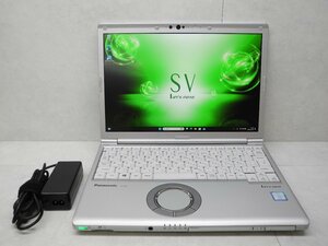 ☆1円☆第8世代☆CF-SV7RDAVS☆Core i5 1.70GHz/8GB/SSD256GB/累積6940 高解像度☆Sマルチ/無線/Bluetooth/カメラ/Office/Win11 DtoD領域☆