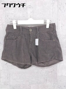 ◇ BEAMS HEART ビームス ハート コーデュロイ ショート パンツ 0 ブラウン * 1002799491228