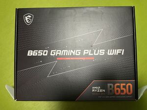 【中古】MSI B650 GAMING PLUS WIFI AMD B650チップセット搭載ATXマザーボード