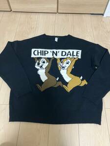 Chip&Dale 黒セーター