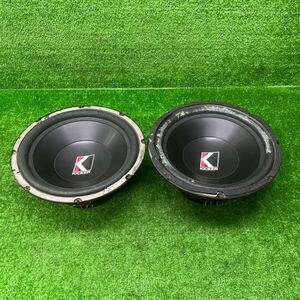 KICKER UNIPLATE STILLWATER C10a 8ohm ウーハー　2点セット　動作確認済み　240614014