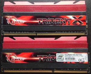 DDR3 OCメモリ F3-2600C10D-8GTXD