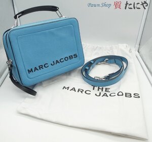 ◆◇送料無料 【マークジェイコブス】MARC JACOBS 2WAYバッグ ザ テクスチャード ボックス 23 WINDY BLUE◇◆