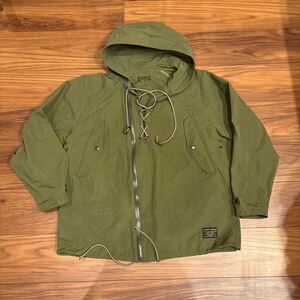 ★極美品★AT-DIRTY“D-2 WEATHER PARKA L アットダーティ アノラックパーカ　