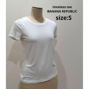 timeless tee BANANA REPUBLIC Ｔシャツ ホワイト S