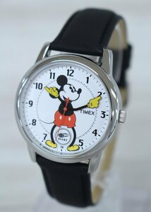 【行董】TIMEX × BEAMS タイメックス ビームス DISNEY MICKEY MOUSE WATCH ミッキーマウス ウォッチ 腕時計 白文字盤 AS550ABA10
