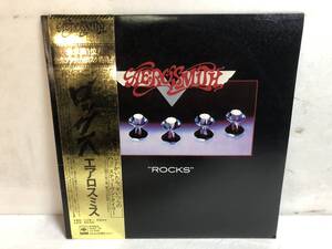 41227S 帯付12inch LP★エアロスミス/AEROSMITH/ROCKS★25AP 78