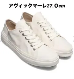 アヴィックマーレAVIC MARE WHITE スニーカー 27.0cm