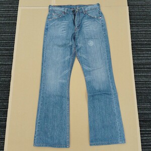 1円売り切り★Levi’s550リーバイス★デニムジーパン★鬼ヒゲハチノス★ワイドテーパード