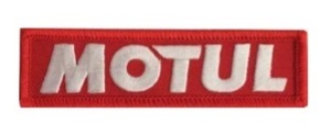 【一般非売品】=正規品= MOTUL モチュール 純正エンブレム（ワッペン）　横：11cm×縦：3cm