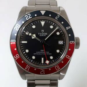 TUDOR チューダー チュードル ヘリテージ ブラックベイ GMT 79830RB 青赤ベゼル 41mm　ブラック 自動巻き メンズ 箱・保証書付き