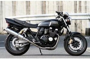 Realize XJR400 バイクマフラー (S/R/R2) アリア ステンレス スラッシュタイプ (TypeS) マフラー バイク用品 パーツ V-501-SO-003-02