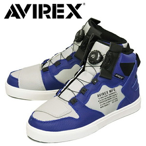 AVIREX (アヴィレックス) AV2278 DICTATOR ディクティター バイカーシューズ NAVYxGREY US11-約29.0cm