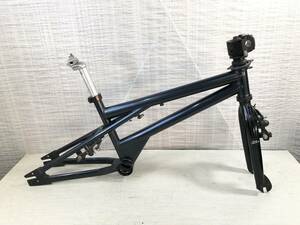 男気 BMX 中古フレーム　ステム シートピラー付き