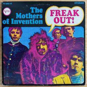 LP■ROCK/MOTHERS OF INVENTION/FREAK OUT!/VERVE V6-5005-2X/US 66年ORIG原盤 1st PRESS GATEFOLD MAP COVER BLUE LABEL 良好/FRANK ZAPPA