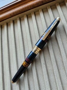 セーラー万年筆 銘木 漆 蒔絵 21K 昭和レトロ SAILOR 激レア！