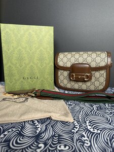 GUCCI Horsebit グッチ ショルダーバッグ ミニ 男女兼用