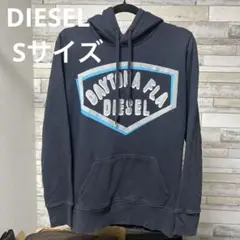 DIESEL ダークブルー パーカー サイズS