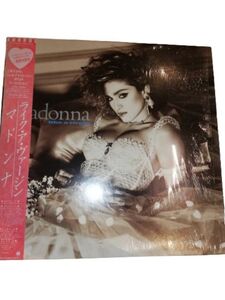 【帯 シュリンク付】 レコード LP Madonna マドンナ Like A Virgin ライク・ア・ヴァージン Nile Records P-13033 日本盤 国内盤 qL377