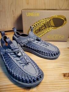 【美品】KEEN キーン UNEEK HT ユニーク メンズ サンダル 27cm グレー