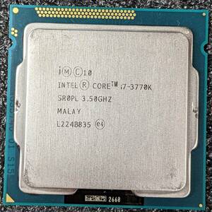 【中古】Intel Core i7 3770K [LGA1155 第3世代 IvyBridge 4C/8T]