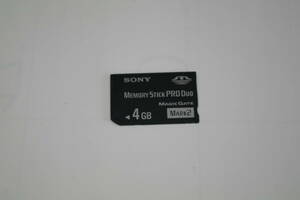 SONY Memory Stick PRO Duo 4GB MAGICGATE MARK2 ■T7